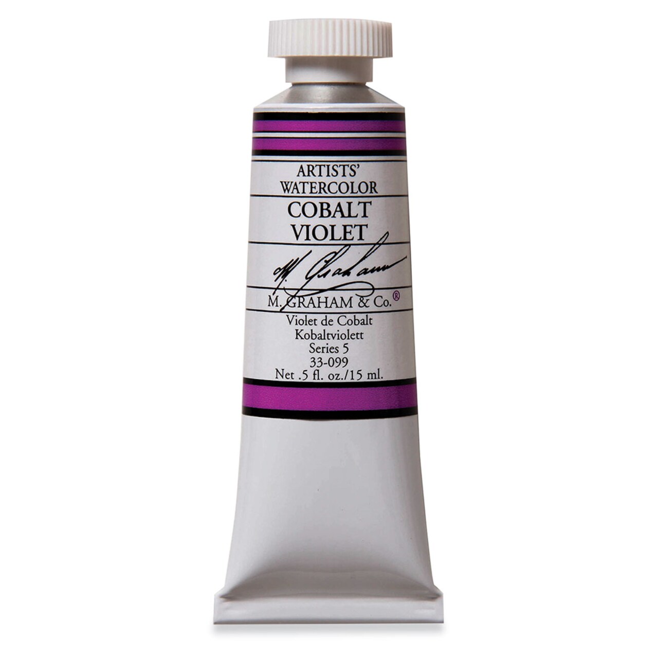 M. Graham Artists' Watercolor - Cobalt Violet, 15 ml Tube